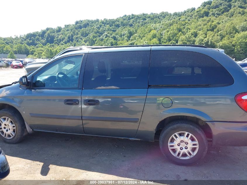 2006 Dodge Grand Caravan Se VIN: 1D4GP24R36B635437 Lot: 39837951