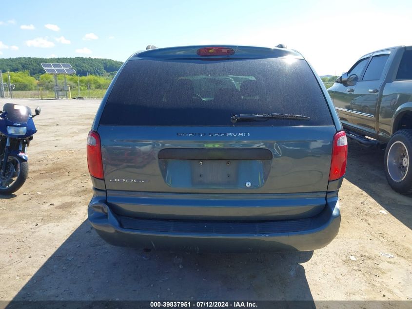 2006 Dodge Grand Caravan Se VIN: 1D4GP24R36B635437 Lot: 39837951