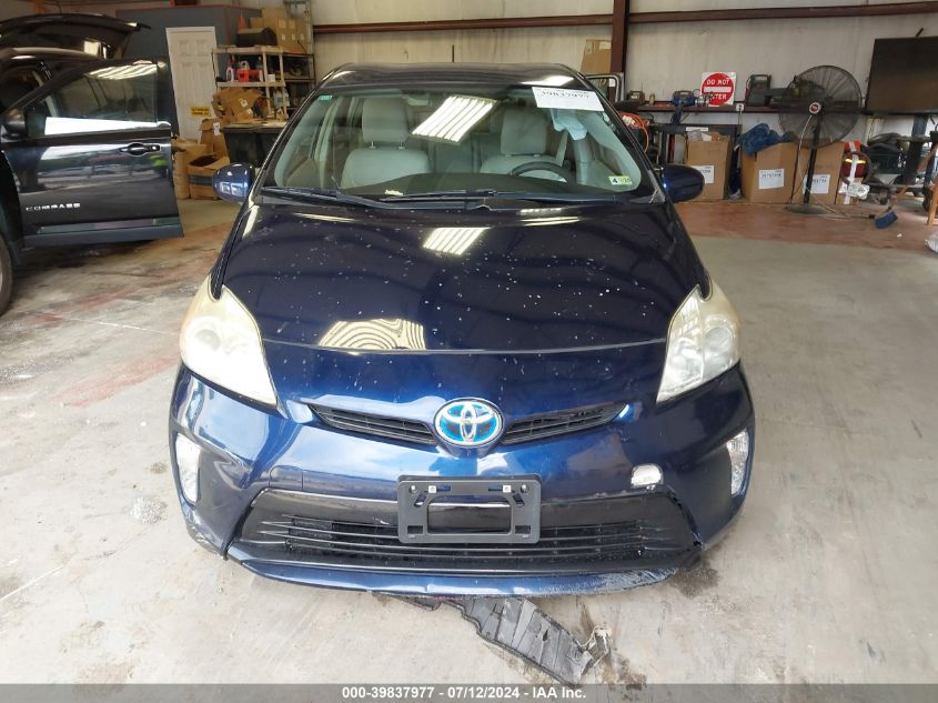 2013 Toyota Prius VIN: JTDKN3DU8D1619793 Lot: 39837977