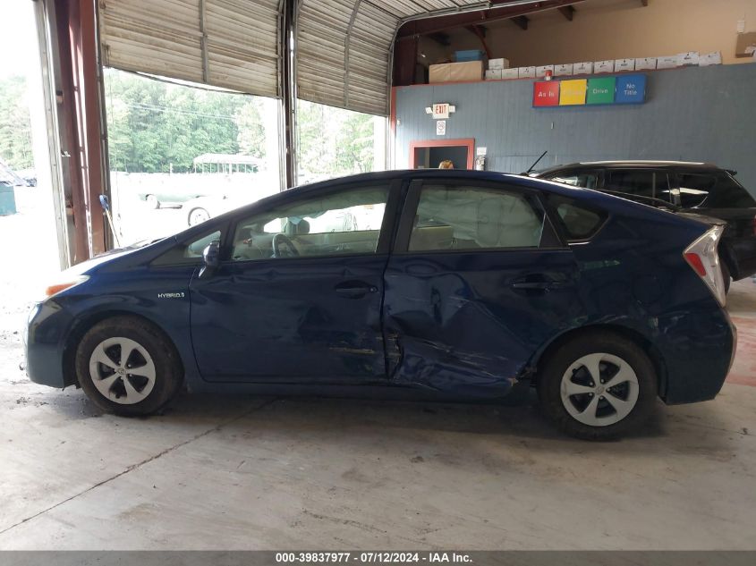 2013 Toyota Prius VIN: JTDKN3DU8D1619793 Lot: 39837977