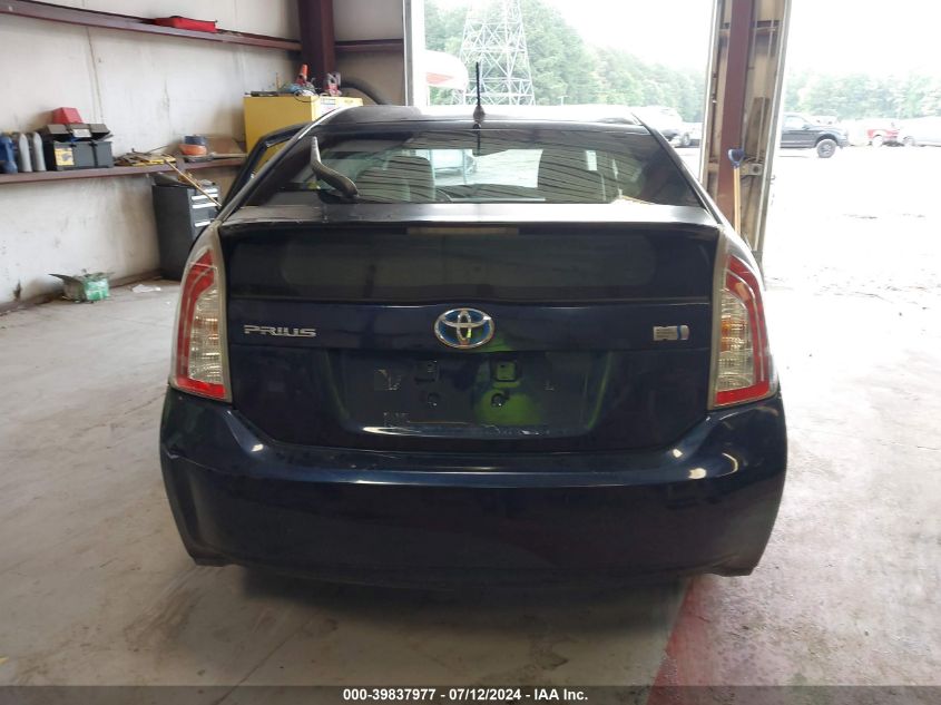 2013 Toyota Prius VIN: JTDKN3DU8D1619793 Lot: 39837977