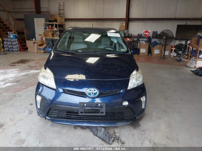 2013 Toyota Prius VIN: JTDKN3DU8D1619793 Lot: 39837977