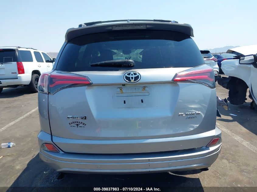 2017 Toyota Rav4 Platinum VIN: 2T3DFREV0HW569768 Lot: 39837983