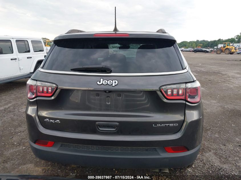 2018 Jeep Compass Limited 4X4 VIN: 3C4NJDCB6JT151033 Lot: 39837987