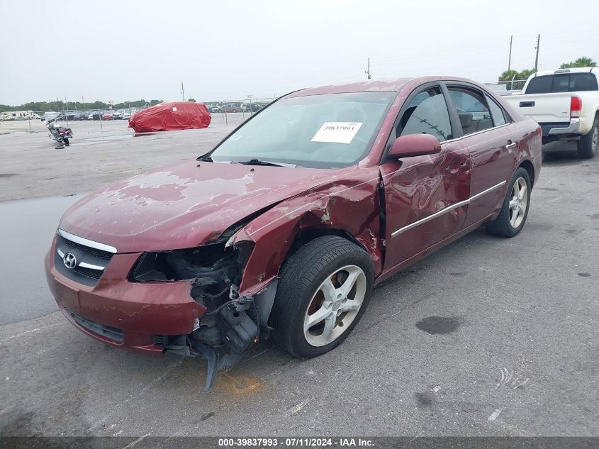 2008 Hyundai Sonata Limited V6/Se V6 VIN: 5NPEU46F48H389866 Lot: 39837993