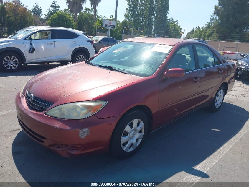 2004 Toyota Camry Le VIN: 4T1BE32K64U352181 Lot: 39838004