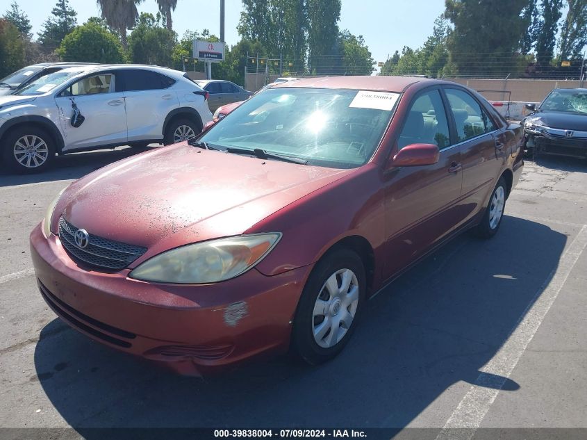 2004 Toyota Camry Le VIN: 4T1BE32K64U352181 Lot: 39838004