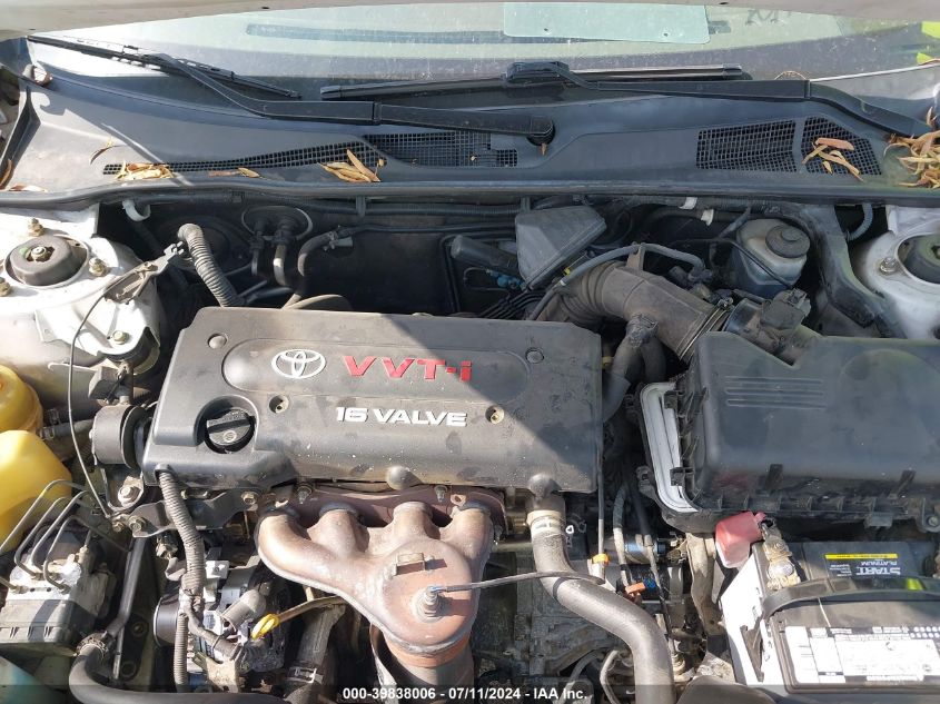 2004 Toyota Camry Le VIN: JTDBE30K340286526 Lot: 39838006