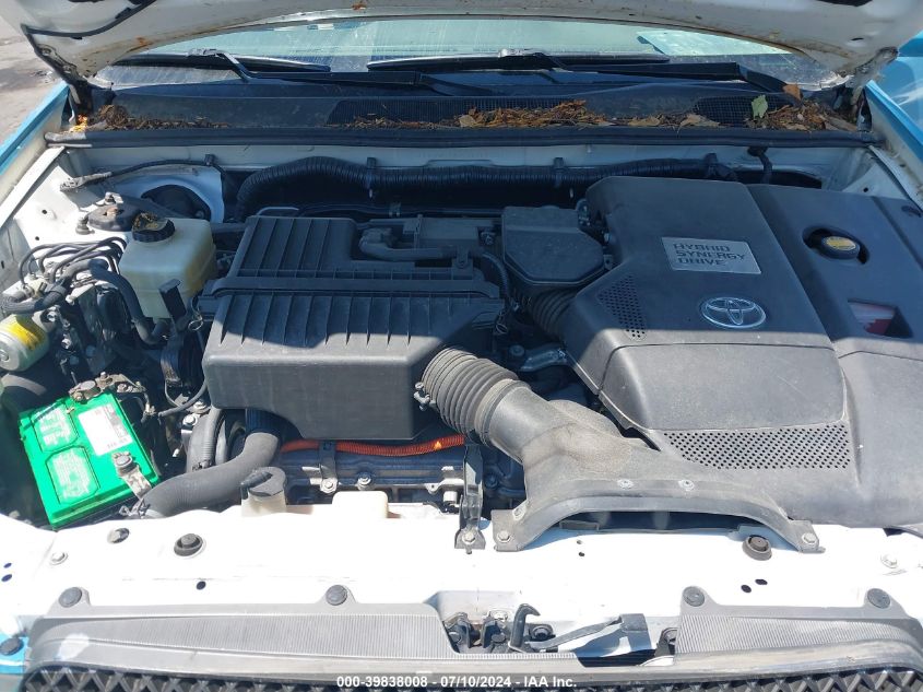 2006 Toyota Highlander Hybrid Limited V6 VIN: JTEEW21A760017227 Lot: 39838008