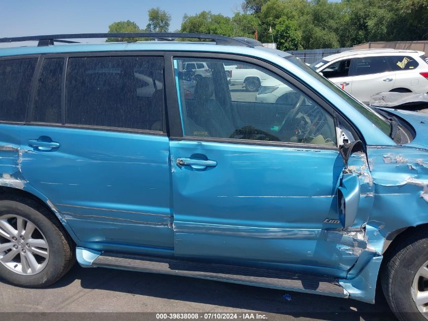 2006 Toyota Highlander Hybrid Limited V6 VIN: JTEEW21A760017227 Lot: 39838008
