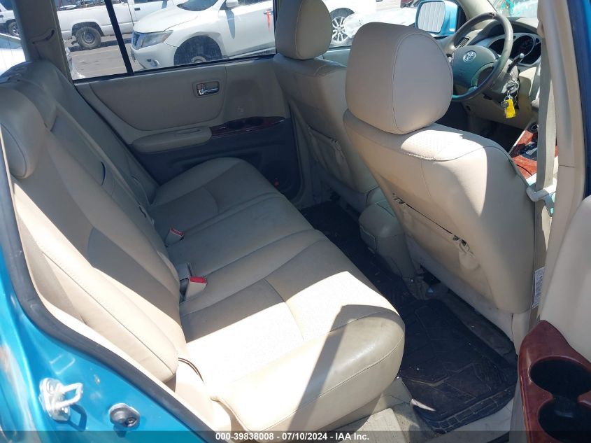 2006 Toyota Highlander Hybrid Limited V6 VIN: JTEEW21A760017227 Lot: 39838008