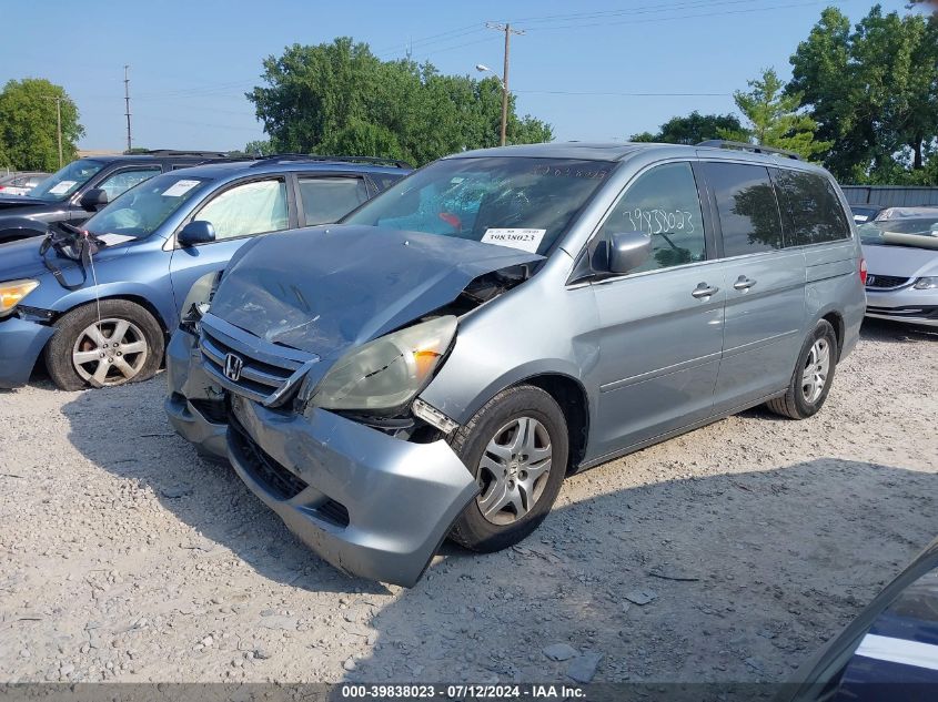 2006 Honda Odyssey Ex-L VIN: 5FNRL38716B031656 Lot: 39838023