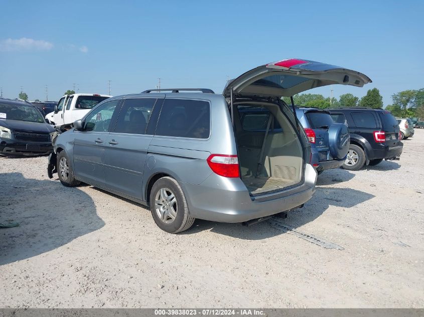 2006 Honda Odyssey Ex-L VIN: 5FNRL38716B031656 Lot: 39838023