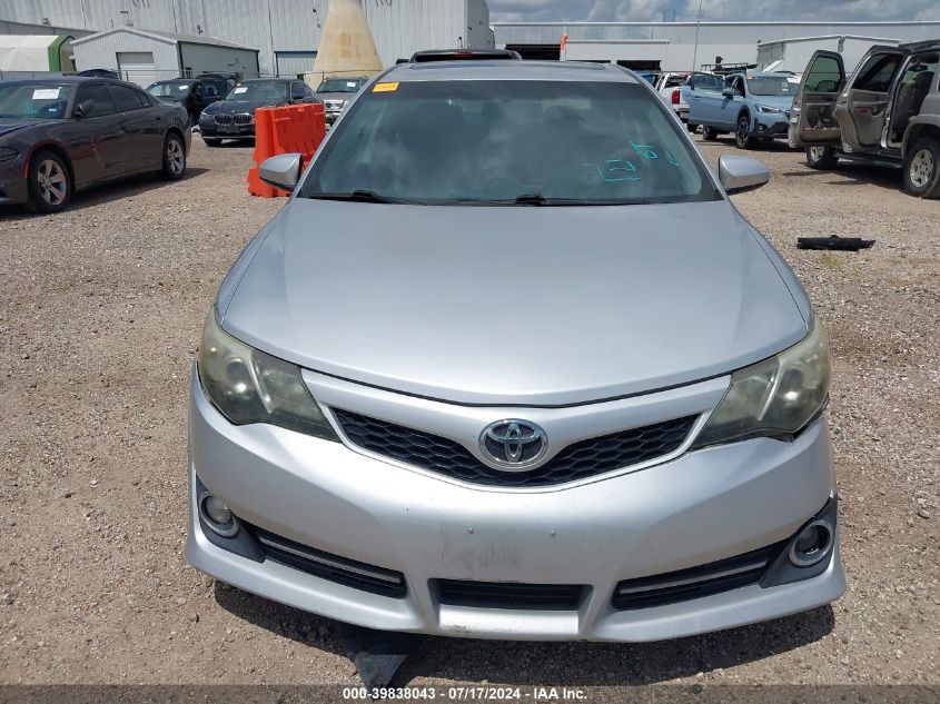 2012 Toyota Camry Se VIN: 4T1BF1FK2CU064202 Lot: 39838043