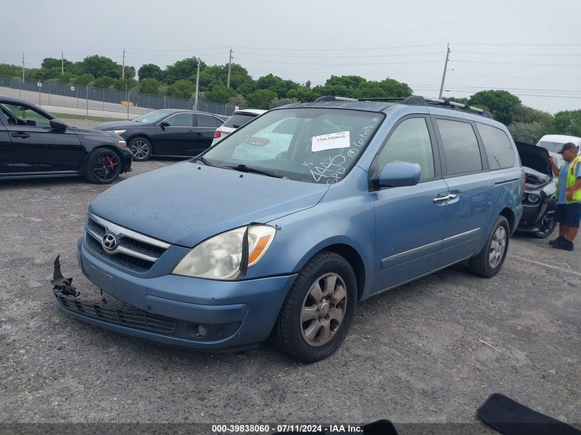 2008 Hyundai Entourage Gls/Limited VIN: KNDMC233186054443 Lot: 39838060