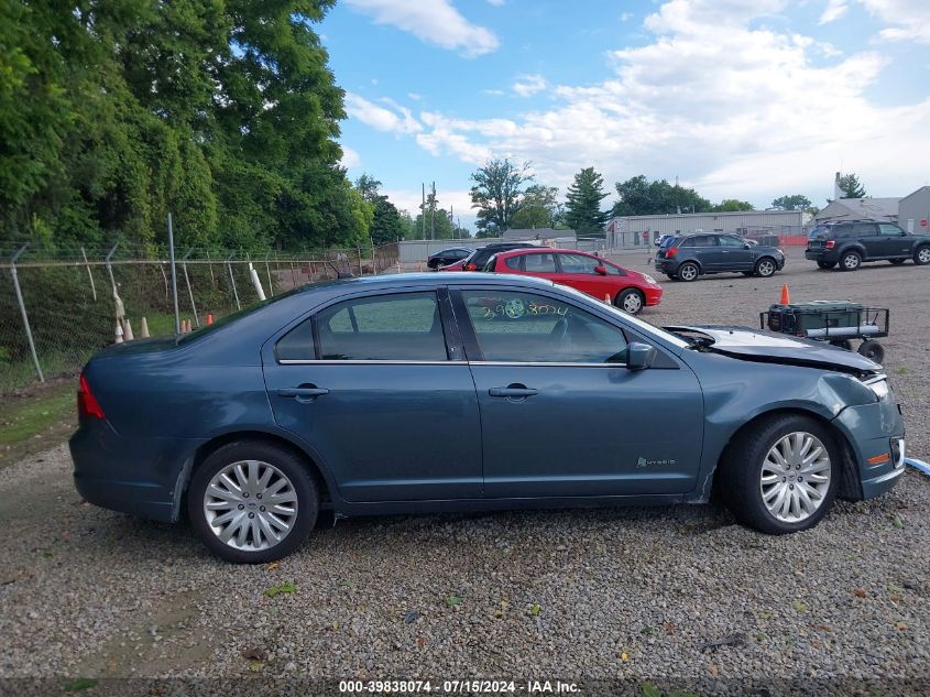 2012 Ford Fusion Hybrid VIN: 3FADP0L30CR351049 Lot: 39838074