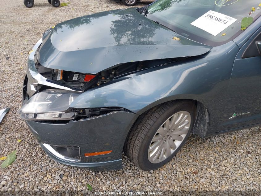 2012 Ford Fusion Hybrid VIN: 3FADP0L30CR351049 Lot: 39838074
