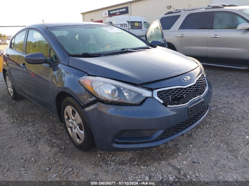 2016 Kia Forte Lx VIN: KNAFK4A63G5543142 Lot: 39838077