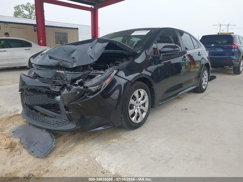 VIN JTDEPMAEXMJ170885 2021 TOYOTA COROLLA LE