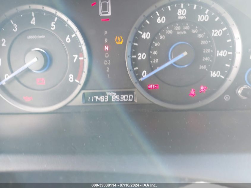 2012 Honda Crosstour Exl VIN: 5J6TF2H51CL010427 Lot: 39838114