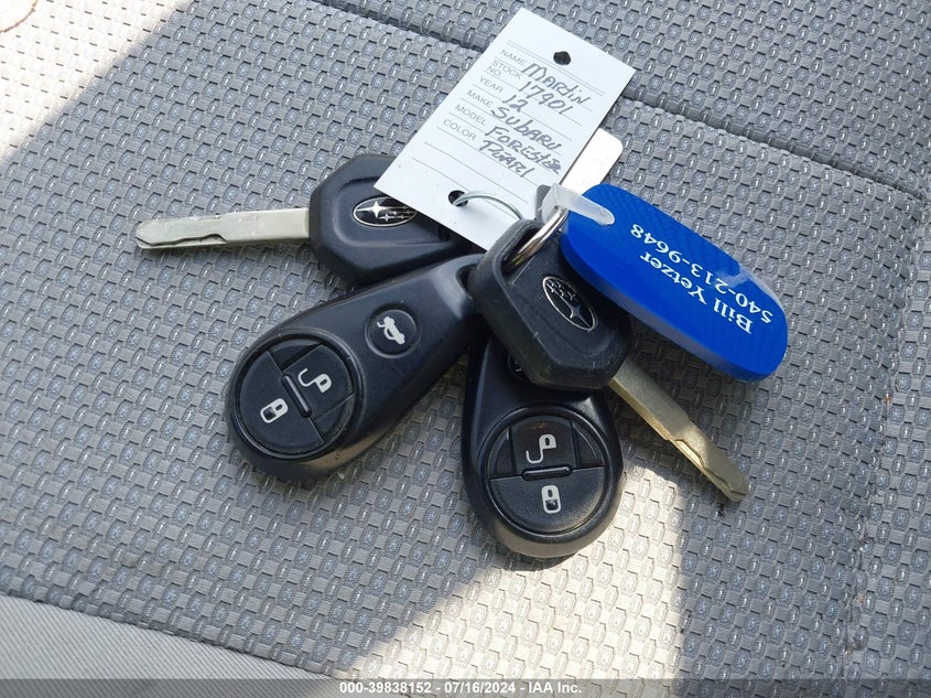 2012 Subaru Forester 2.5X VIN: JF2SHBBC4CH435003 Lot: 39838152