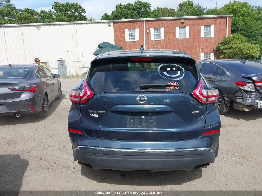 2016 Nissan Murano S VIN: 5N1AZ2MH0GN156246 Lot: 39838168