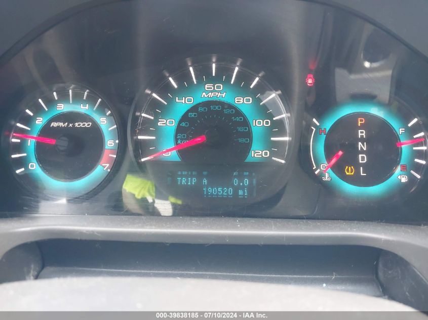 2010 Ford Fusion Se VIN: 3FAHP0HA3AR241456 Lot: 39838185