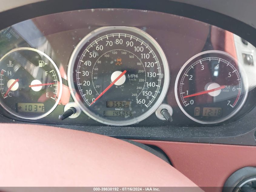 2005 Chrysler Crossfire Limited VIN: 1C3AN65L55X020498 Lot: 39838192