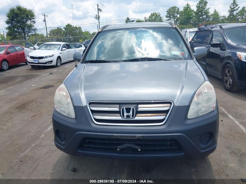 2006 Honda Cr-V Ex VIN: SHSRD78876U442324 Lot: 39838195