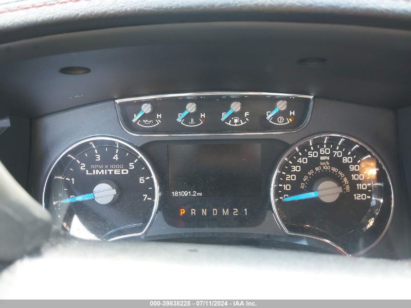 2013 Ford F-150 Limited VIN: 1FTFW1ET8DFD46611 Lot: 39838225