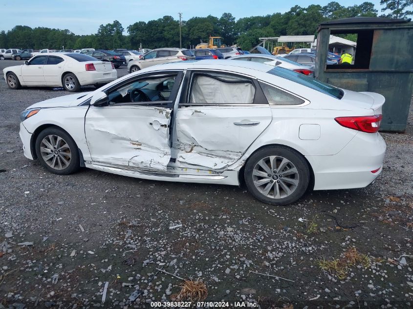 2017 Hyundai Sonata Sport/Limited VIN: 5NPE34AF8HH477734 Lot: 39838227