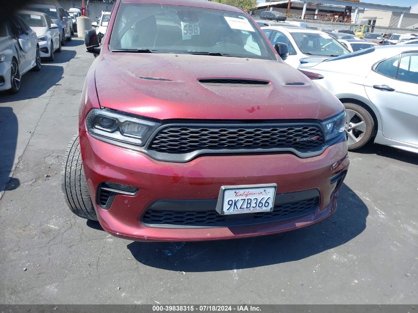 2021 Dodge Durango R/T Awd VIN: 1C4SDJCT5MC837307 Lot: 39838315