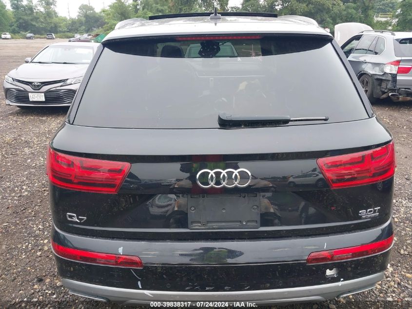 2017 Audi Q7 Premium Plus VIN: WA1LAAF77HD017218 Lot: 39838317