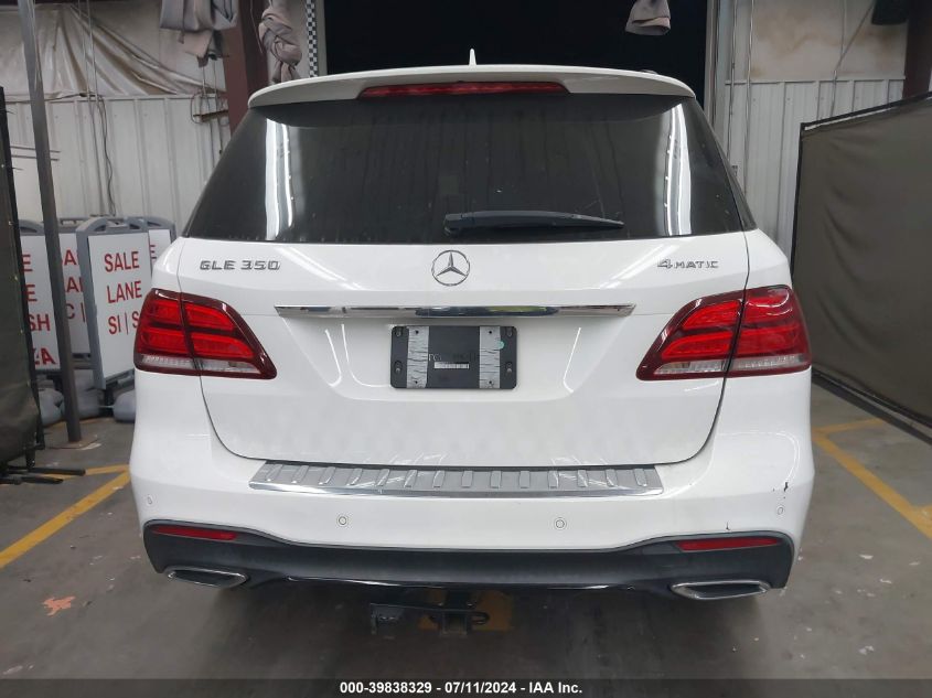 2018 Mercedes-Benz Gle 350 4Matic VIN: 4JGDA5HB9JB157612 Lot: 39838329