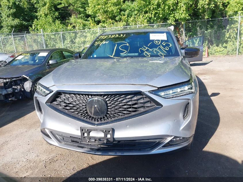 2022 Acura Mdx A-Spec Package VIN: 5J8YE1H02NL038755 Lot: 39838331