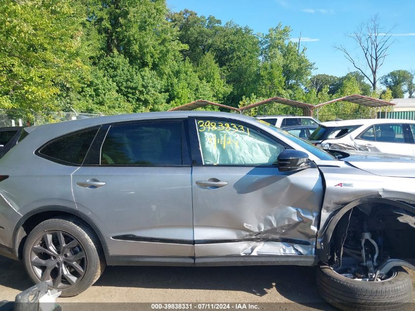 2022 Acura Mdx A-Spec Package VIN: 5J8YE1H02NL038755 Lot: 39838331