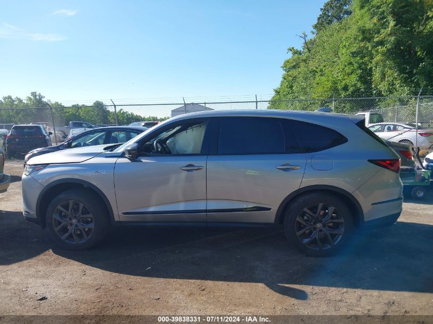 2022 Acura Mdx A-Spec Package VIN: 5J8YE1H02NL038755 Lot: 39838331