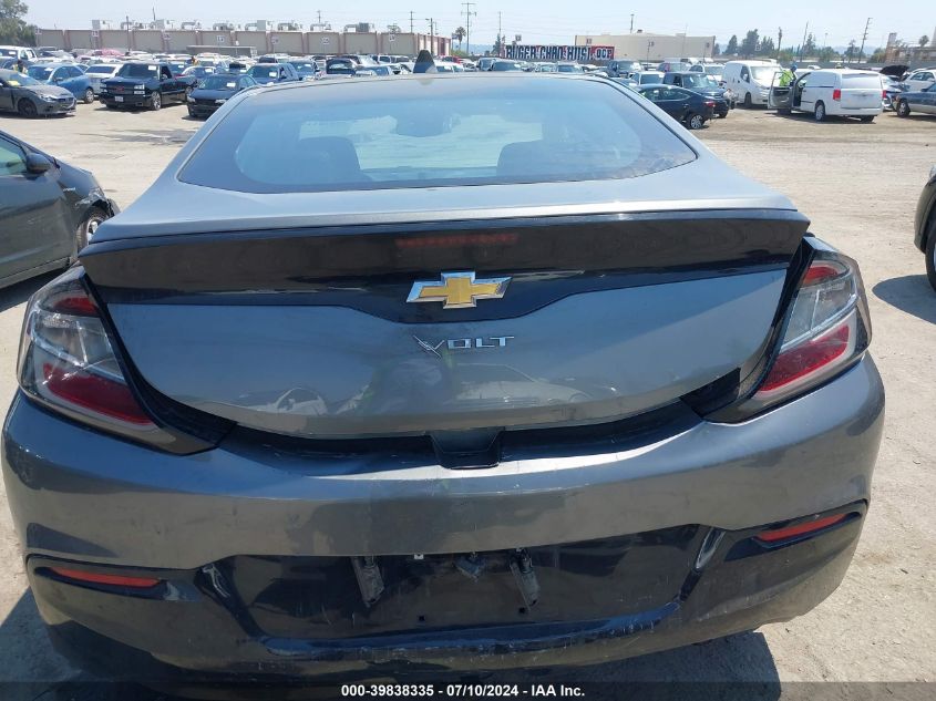 2017 Chevrolet Volt Lt VIN: 1G1RA6S55HU116565 Lot: 39838335