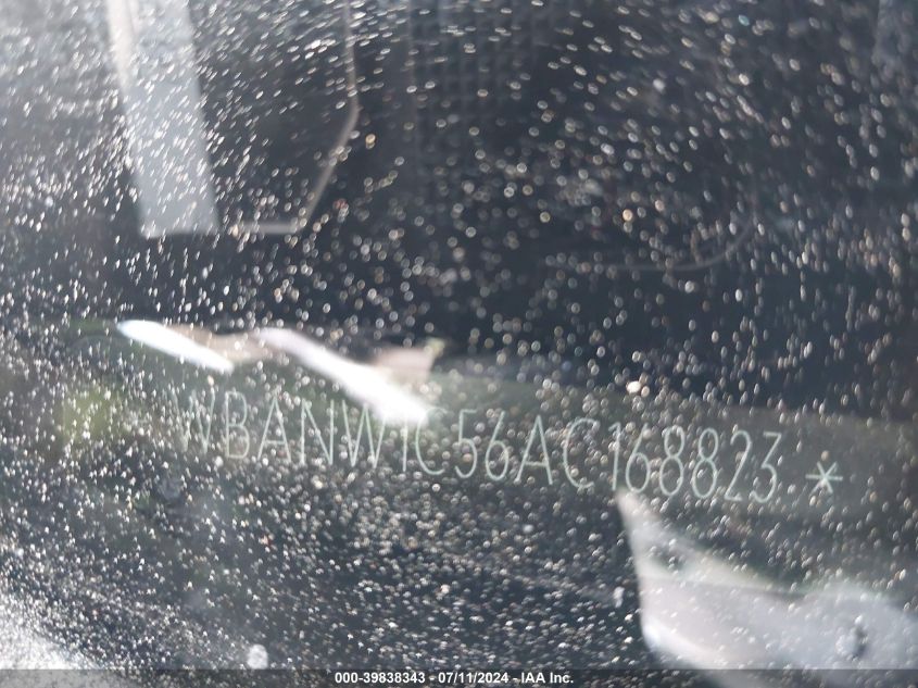 2010 BMW 535I VIN: WBANW1C56AC168823 Lot: 39838343