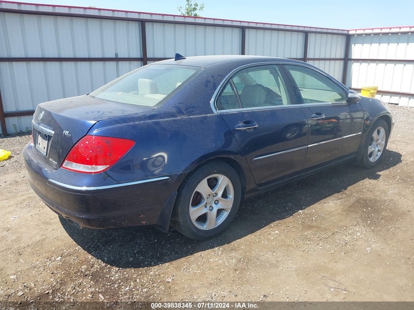 2006 Acura Rl 3.5 VIN: JH4KB16506C006544 Lot: 39838345