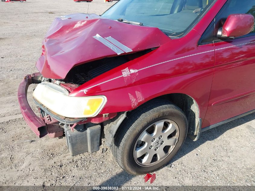 2002 Honda Odyssey Ex-L VIN: 2HKRL18082H565918 Lot: 39838382