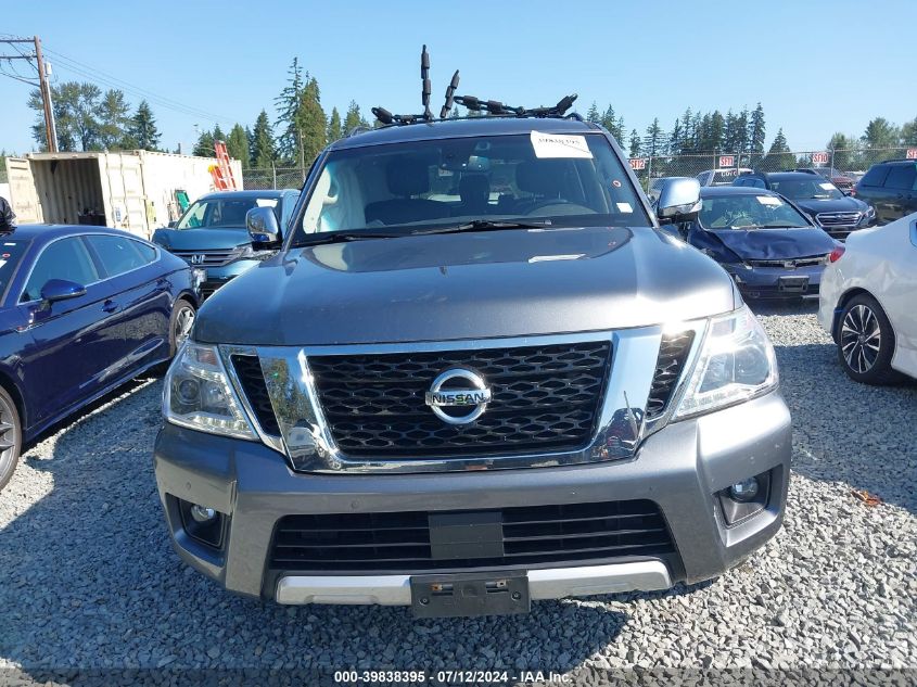 2017 Nissan Armada Platinum VIN: JN8AY2NC2H9512673 Lot: 39838395