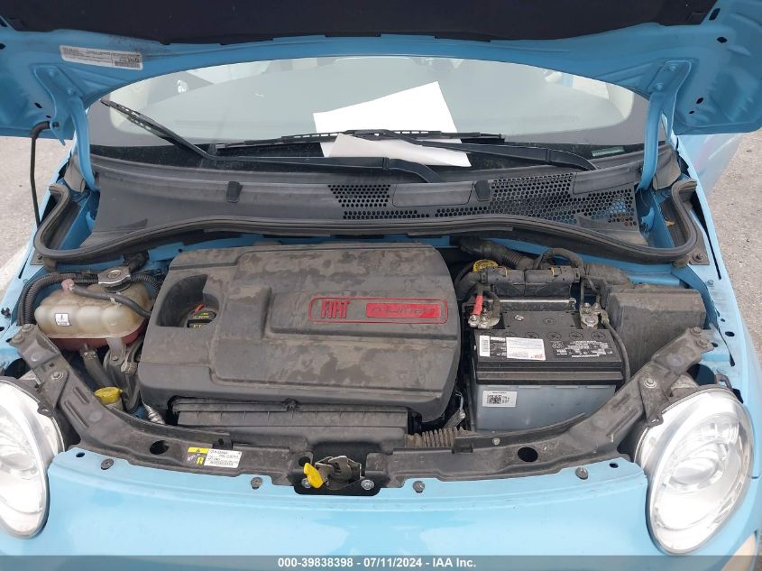 2017 Fiat 500 Pop VIN: 3C3CFFKR0HT594201 Lot: 39838398