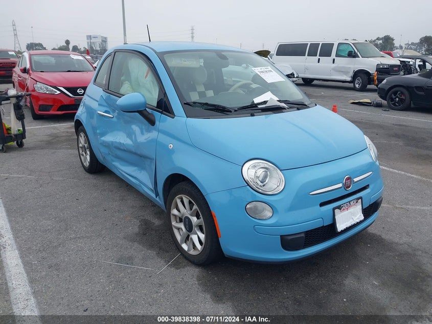 2017 Fiat 500 Pop VIN: 3C3CFFKR0HT594201 Lot: 39838398
