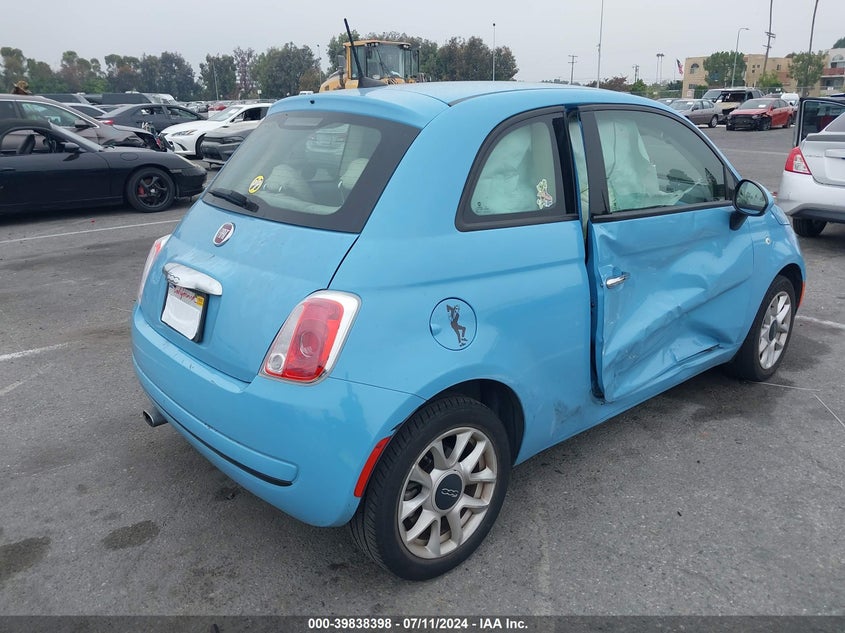 2017 Fiat 500 Pop VIN: 3C3CFFKR0HT594201 Lot: 39838398