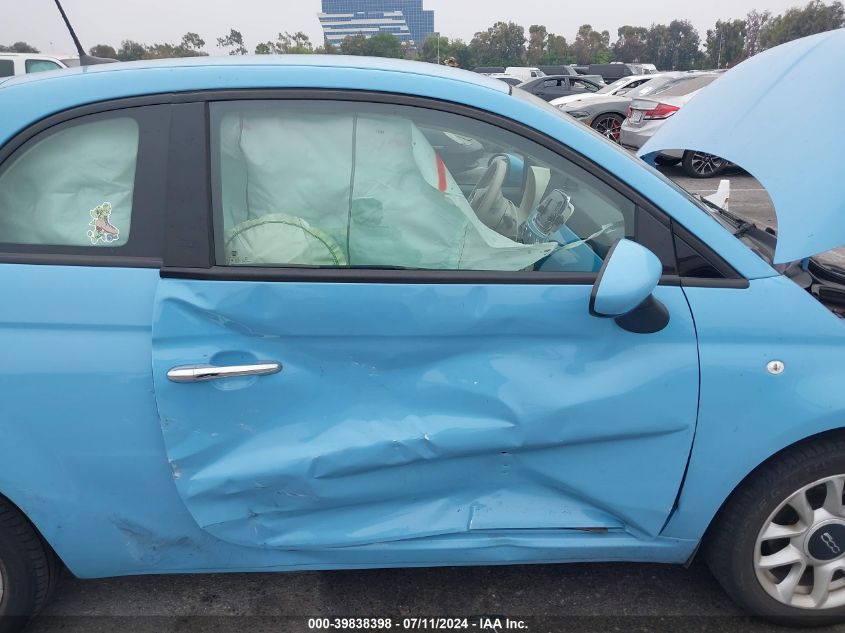 2017 Fiat 500 Pop VIN: 3C3CFFKR0HT594201 Lot: 39838398