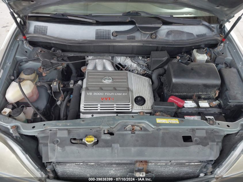 2000 Lexus Rx 300 300 VIN: JT6HF10U1Y0157291 Lot: 39838399