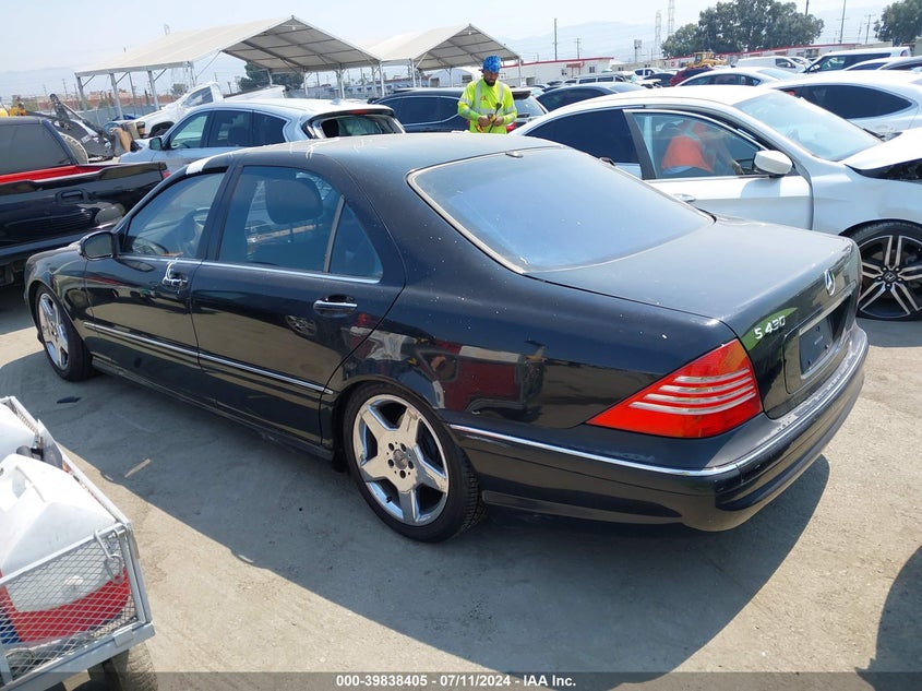 2003 Mercedes-Benz S 430 VIN: WDBNG70J33A319568 Lot: 39838405