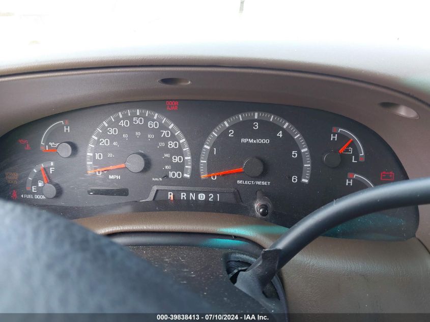 1999 Ford F-150 Lariat/Work Series/Xl/Xlt VIN: 1FTRX07W5XKB44347 Lot: 39838413