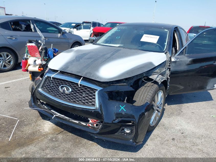 2021 Infiniti Q50 VIN: JN1EV7BP4MM704049 Lot: 39838423